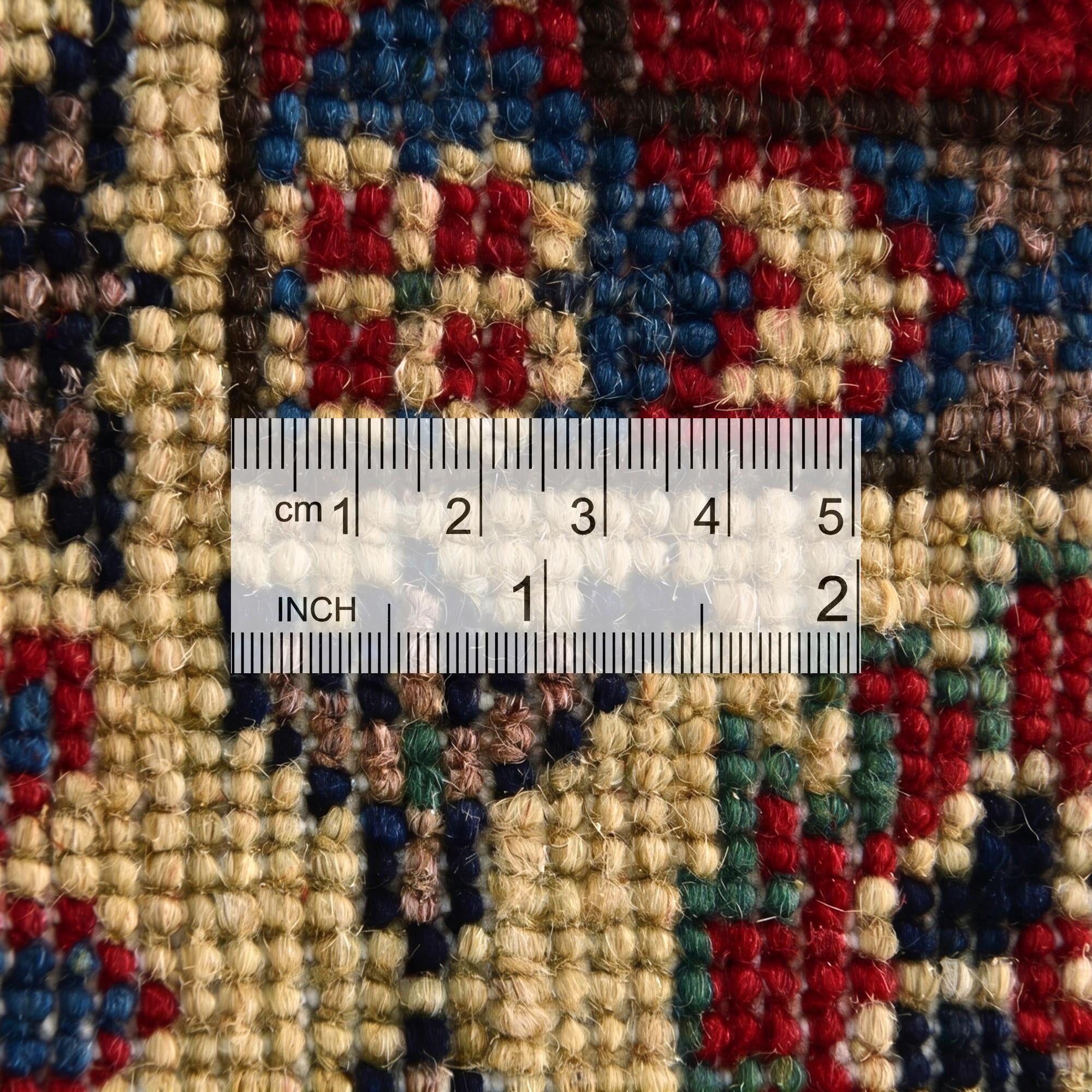 1' 11 x 3' Hand Knotted Kazak Rug
