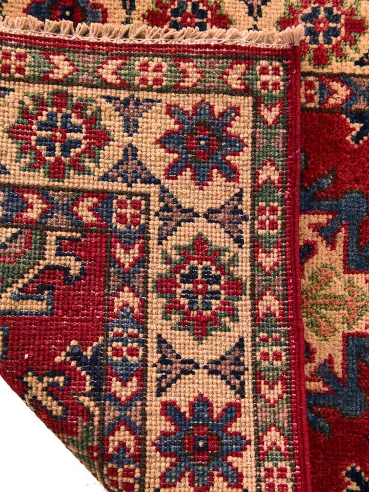 1' 11 x 3' Hand Knotted Kazak Rug