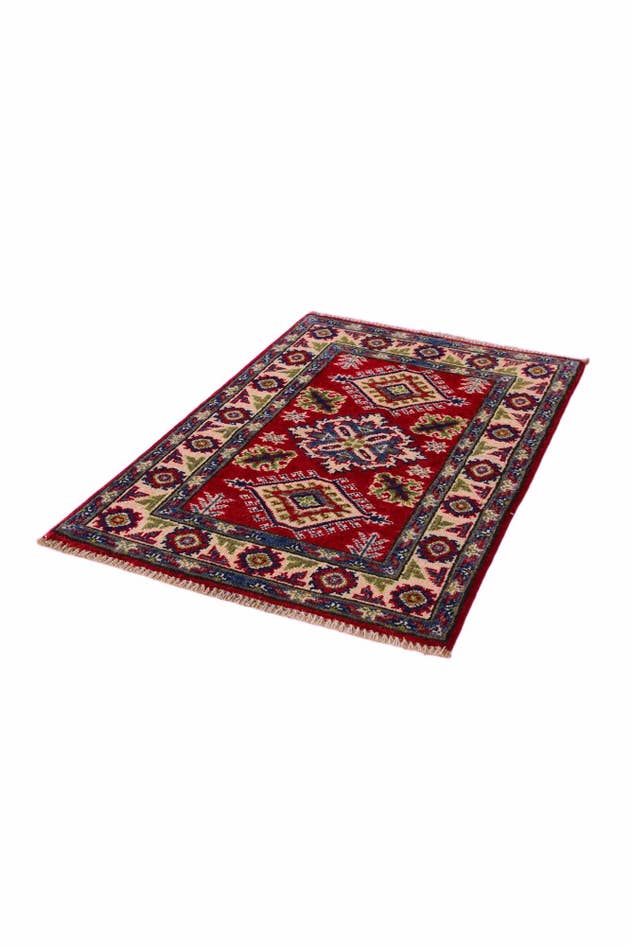 Detail image of 1' 11 x 2' 11 Hand Knotted Kazak Rug