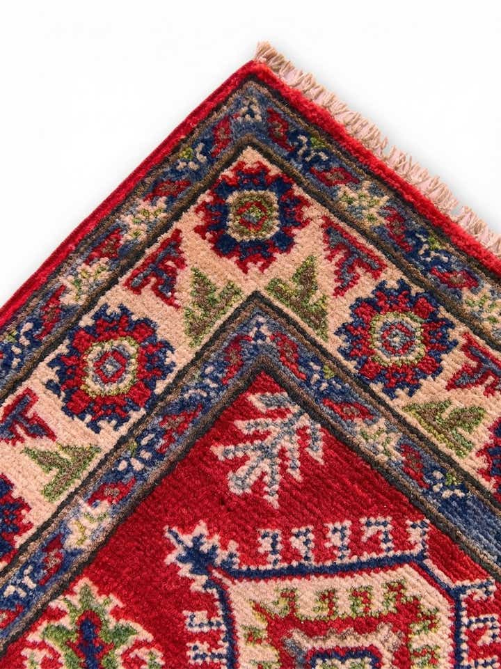 1' 11 x 2' 11 Hand Knotted Kazak Rug