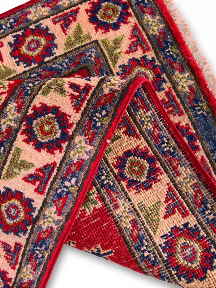 1' 11 x 2' 11 Hand Knotted Kazak Rug