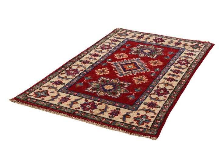 Detail image of 2' x 3' 2 Hand Knotted Kazak Rug