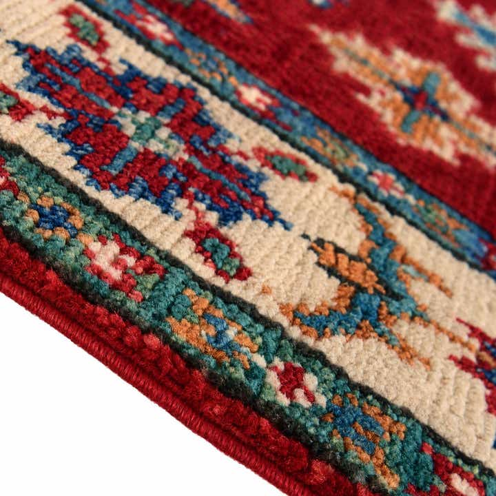 60cm x 95cm anudado a mano Kazak Alfombra