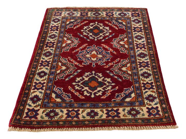 2' x 2' 11 Hand Knotted Kazak Rug