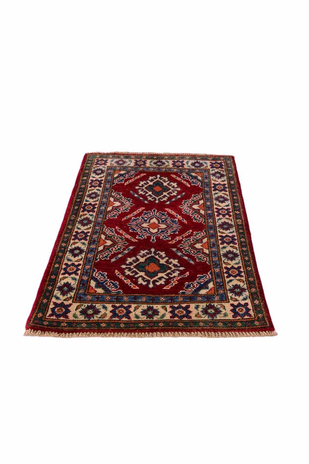 Detail image of 2' x 2' 11 Hand Knotted Kazak Rug