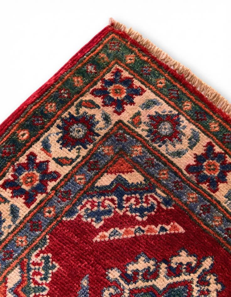 Detail image of 2' x 2' 11 Hand Knotted Kazak Rug