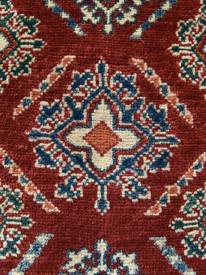 2' x 2' 11 Hand Knotted Kazak Rug