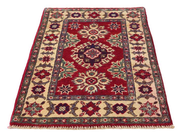 2' x 3' Hand Knotted Kazak Rug