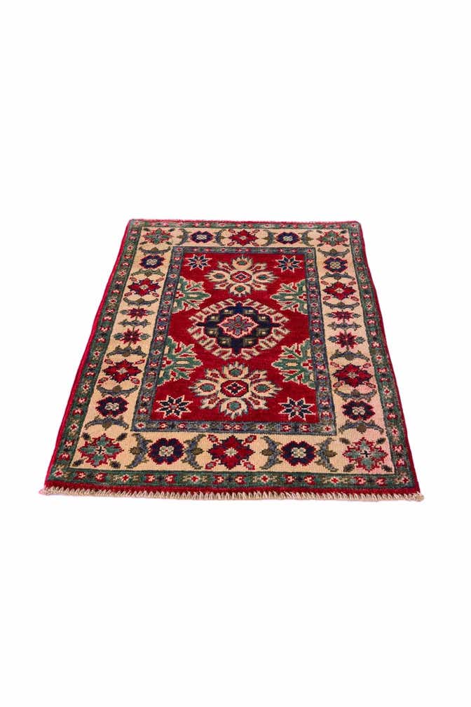 2' x 3' Hand Knotted Kazak Rug