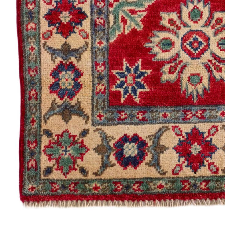 Detail image of 2' x 3' Hand Knotted Kazak Rug