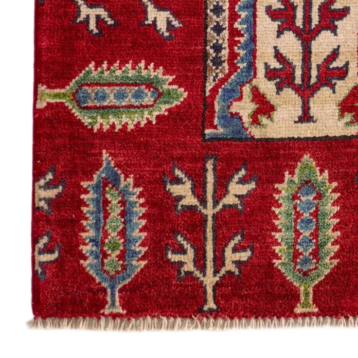 Detail image of 1' 11 x 2' 11 Hand Knotted Kazak Rug