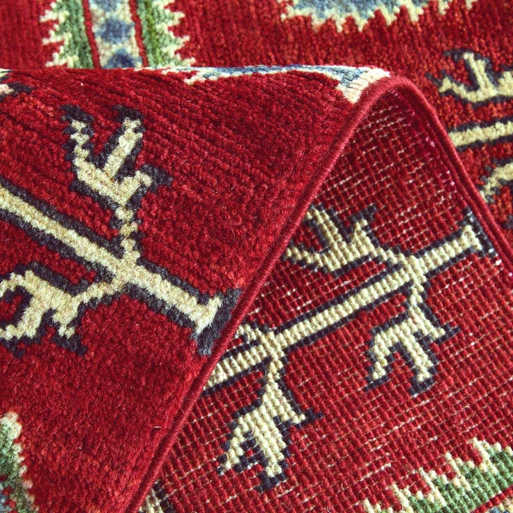 Detail image of 1' 11 x 2' 11 Hand Knotted Kazak Rug