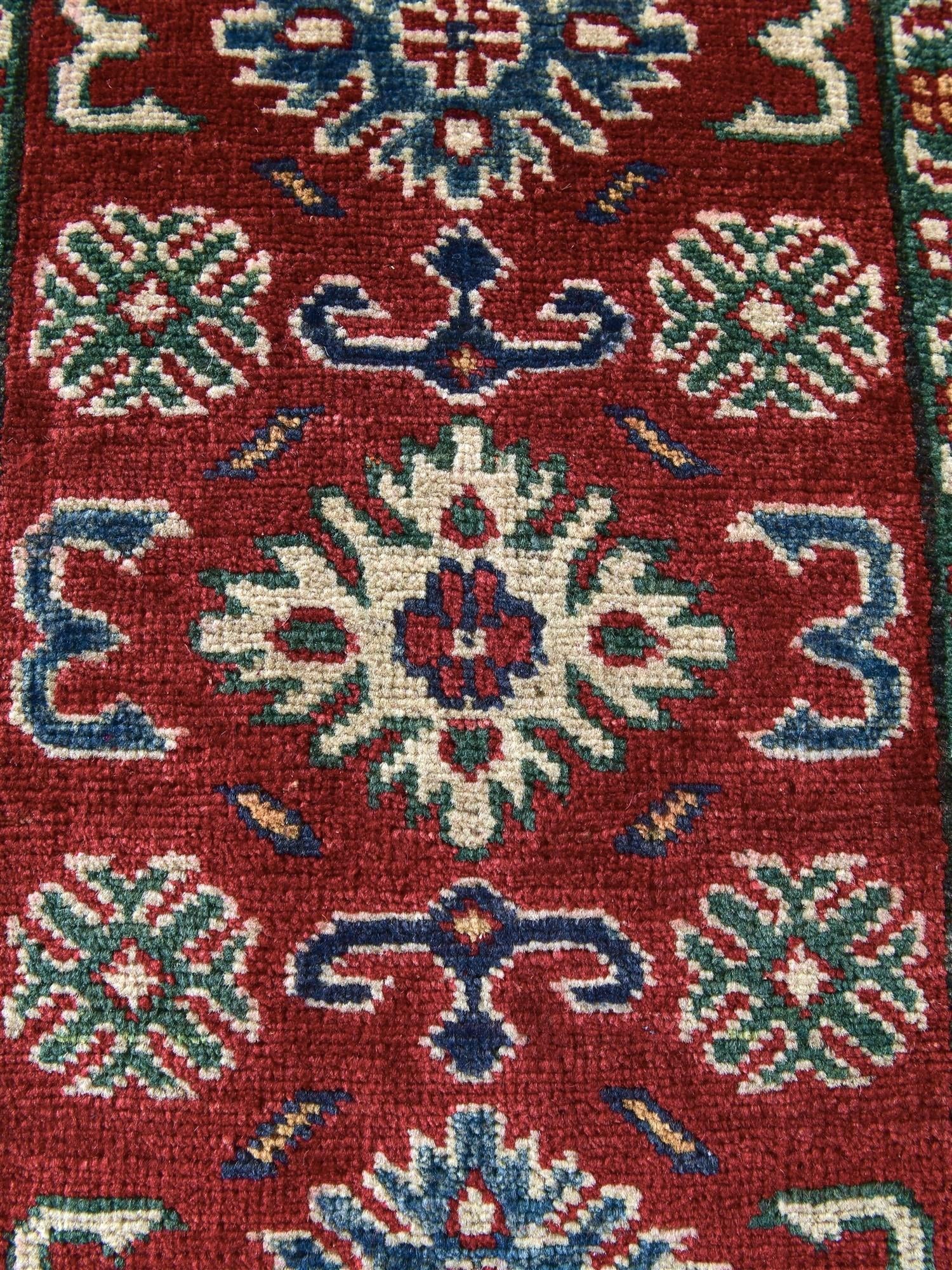 2' 1 x 2' 11 Hand Knotted Kazak Rug