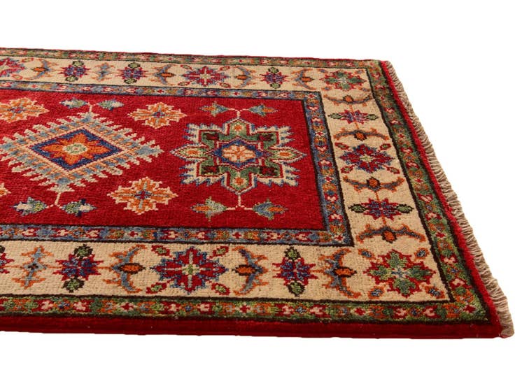 Detail image of 2' 1 x 3' 2 Hand Knotted Kazak Rug