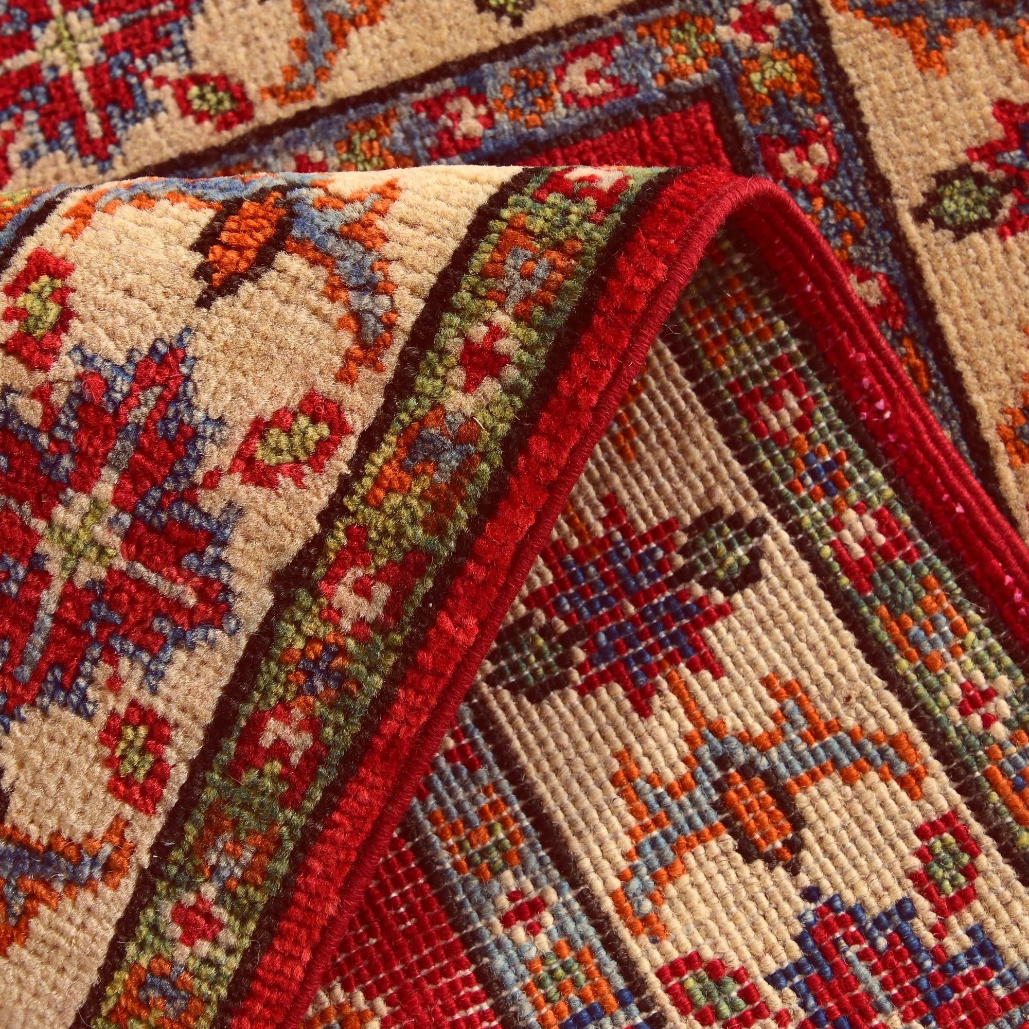 2' 1 x 3' 2 Hand Knotted Kazak Rug