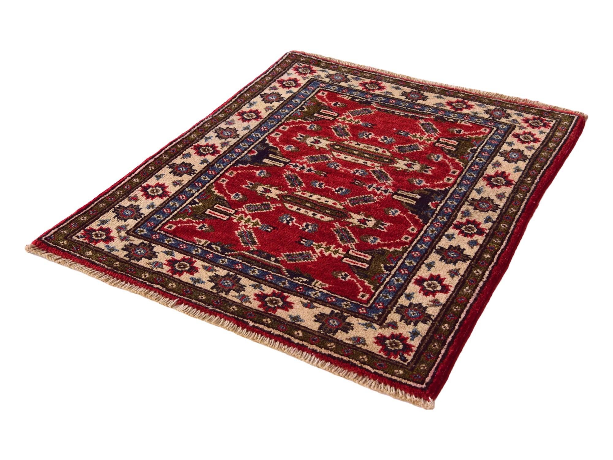2' x 2' 7 Hand Knotted Kazak Rug