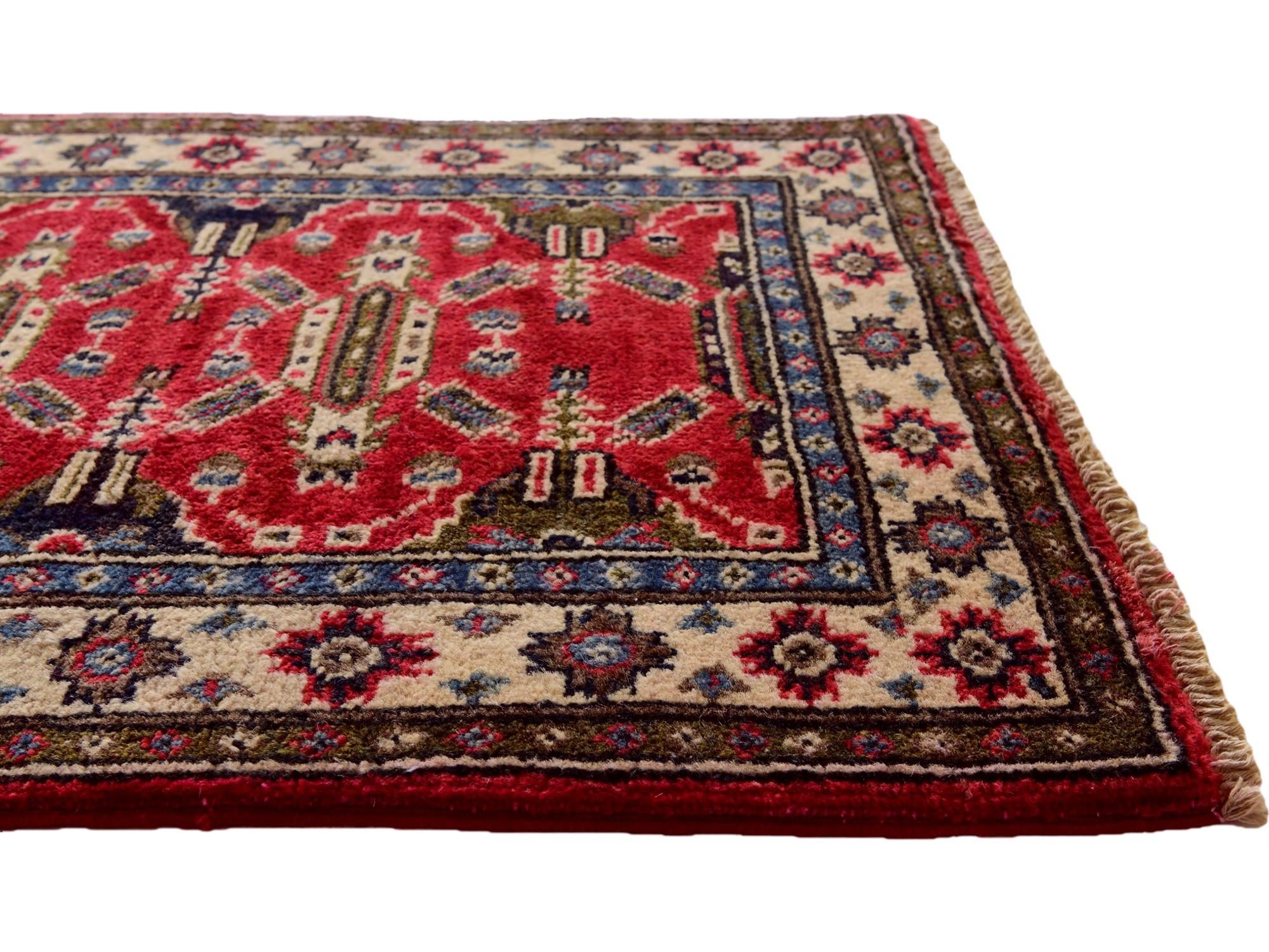 2' x 2' 7 Hand Knotted Kazak Rug