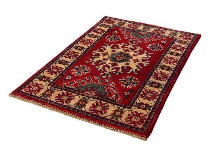 2' x 3' 2 Hand Knotted Kazak Rug