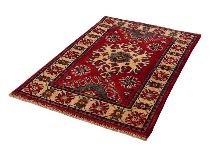 Detail image of 2' x 3' 2 Hand Knotted Kazak Rug