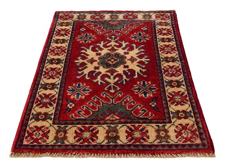 2' x 3' 2 Hand Knotted Kazak Rug