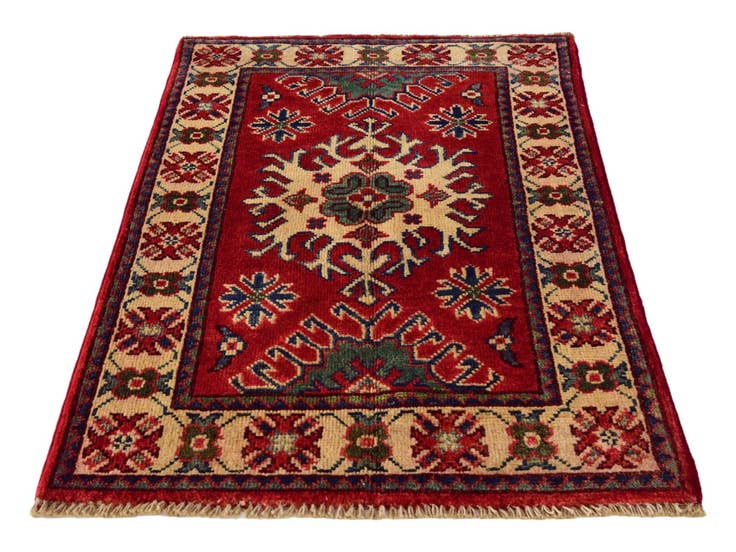 Detail image of 2' x 3' 2 Hand Knotted Kazak Rug