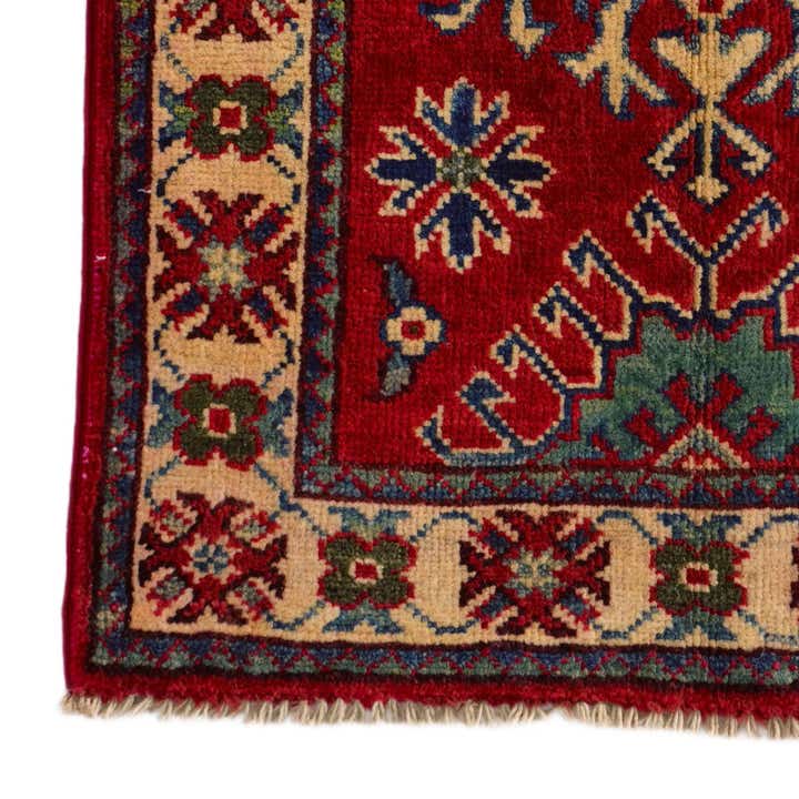 2' x 3' 2 Hand Knotted Kazak Rug