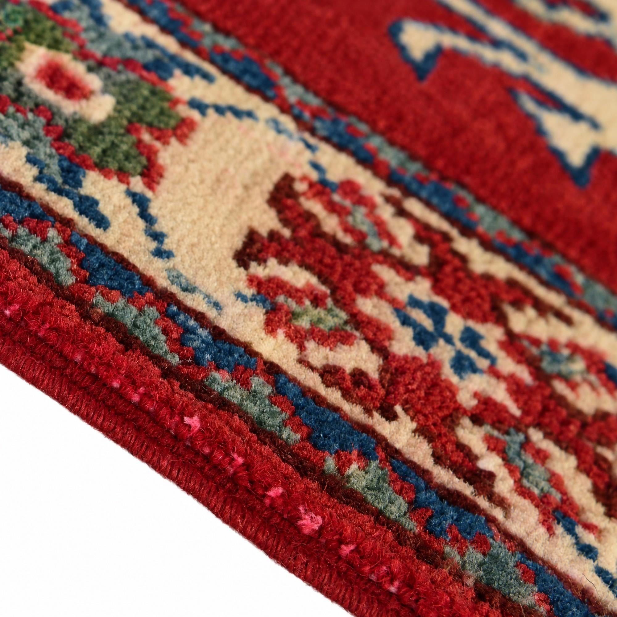 60cm x 95cm Hand Knotted Kazak Rug