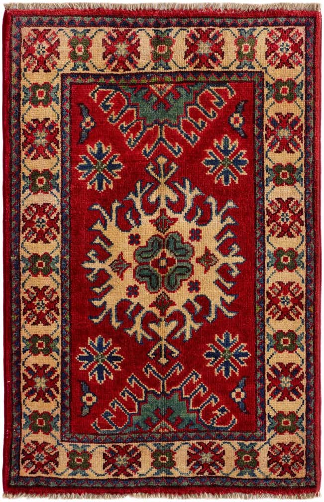 2' x 3' 2 Hand Knotted Kazak Rug