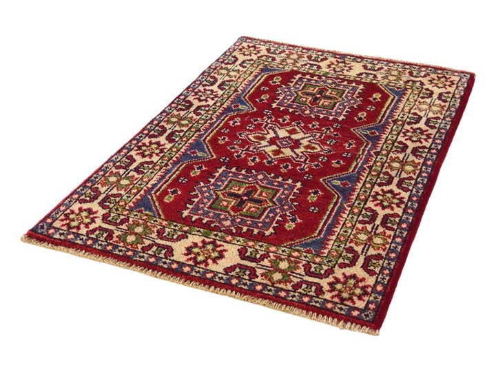 2' x 3' Hand Knotted Kazak Rug