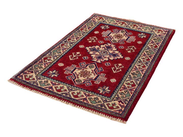 2' x 3' 1 Hand Knotted Kazak Rug