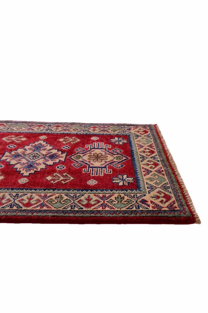 2' x 3' 1 Hand Knotted Kazak Rug