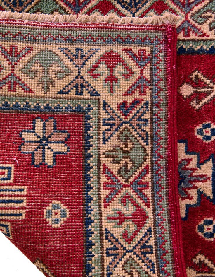 Detail image of 2' x 3' 1 Hand Knotted Kazak Rug