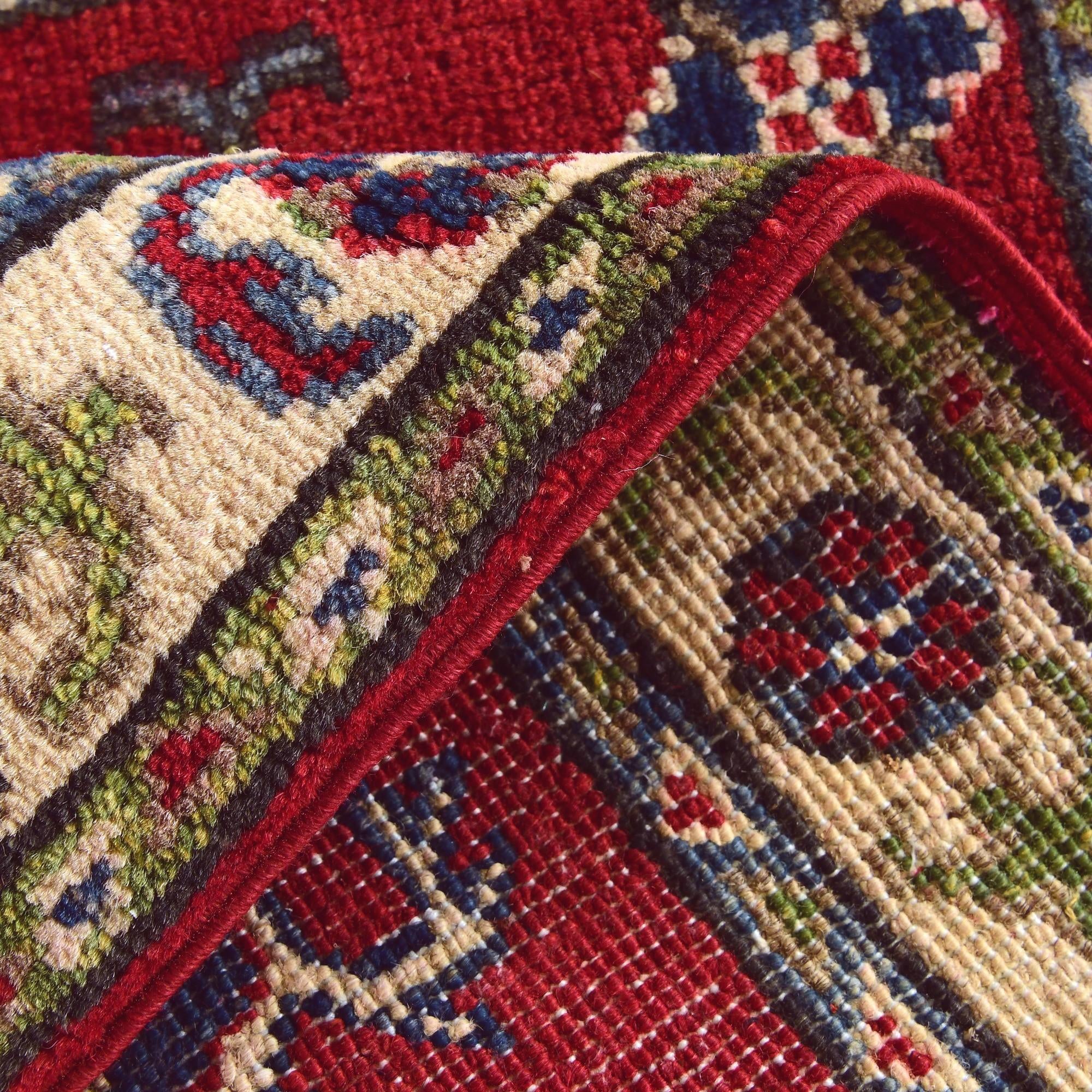 2' x 2' 11 Hand Knotted Kazak Rug