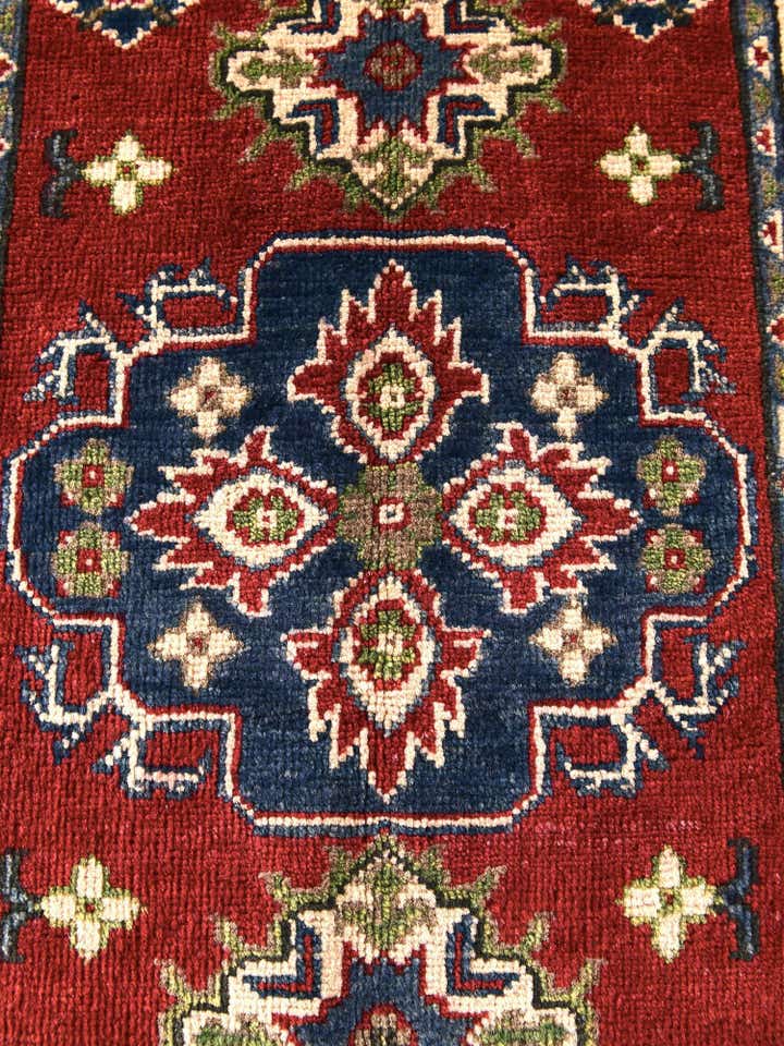2' x 2' 11 Hand Knotted Kazak Rug