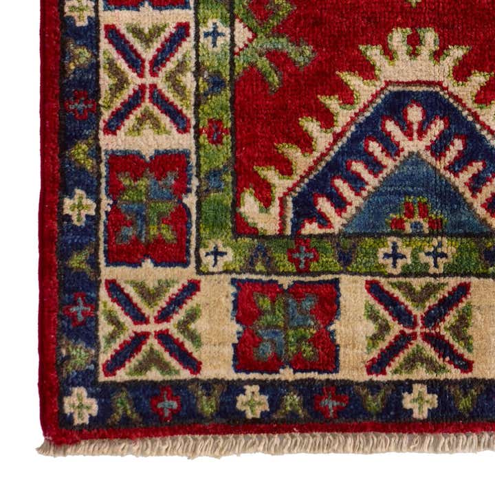 2' x 3' 1 Hand Knotted Kazak Rug