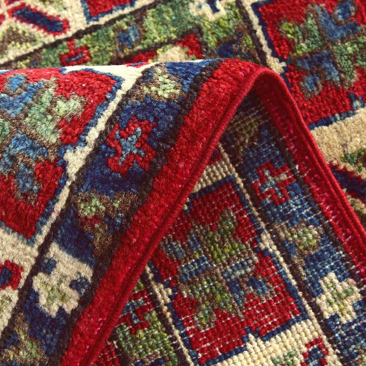 2' x 3' 1 Hand Knotted Kazak Rug