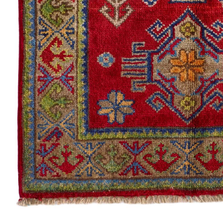 Detail image of 2' x 3' Hand Knotted Kazak Rug