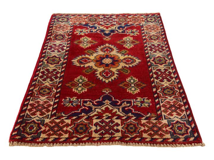1' 11 x 3' 1 Hand Knotted Kazak Rug