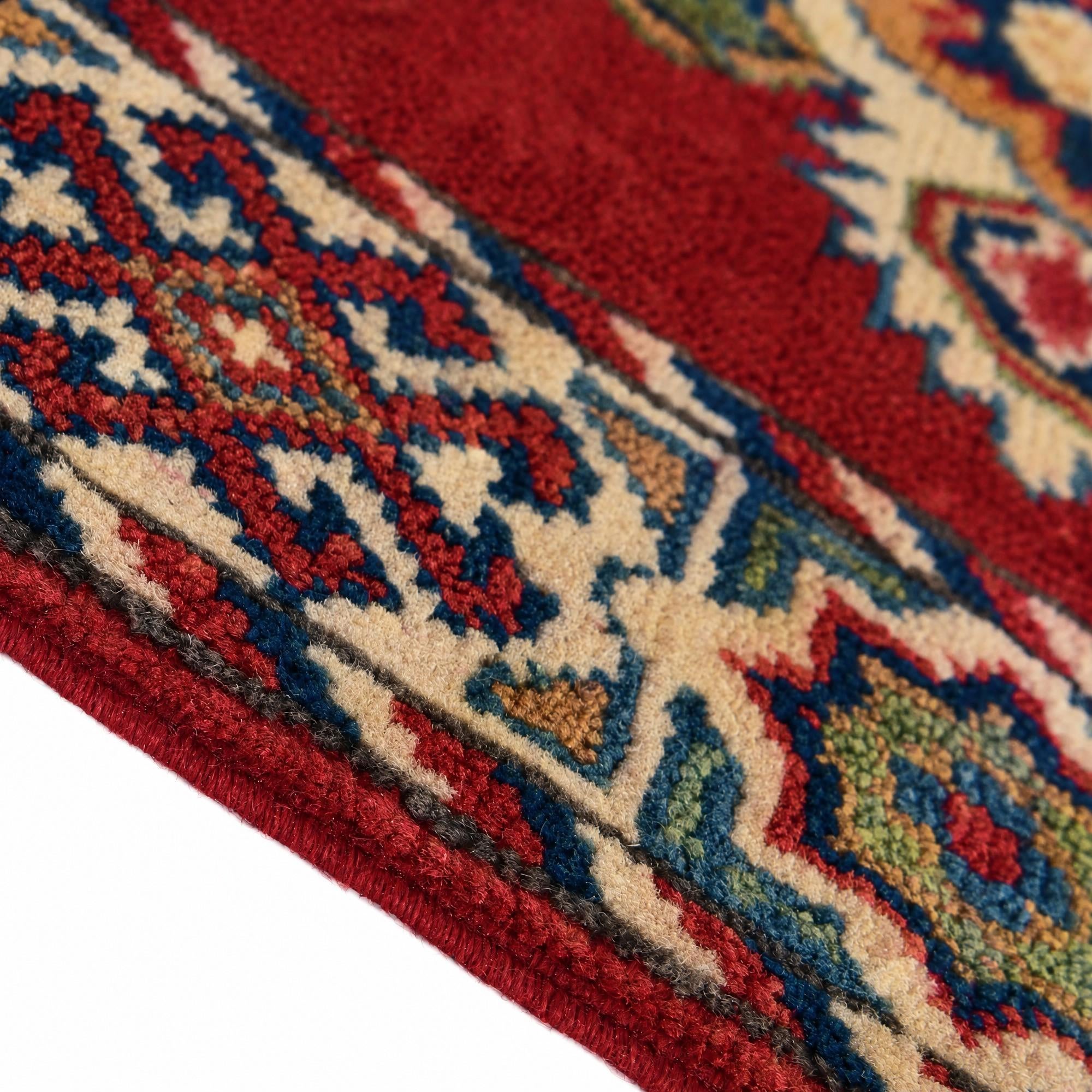 Detail image 8 of 12: 1' 11 x 3' 1 Hand Knotted Kazak Rug
