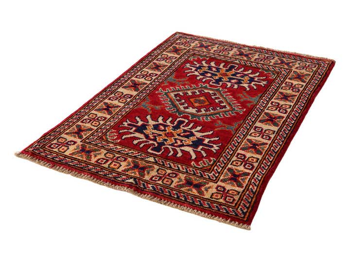 2' x 3' Hand Knotted Kazak Rug
