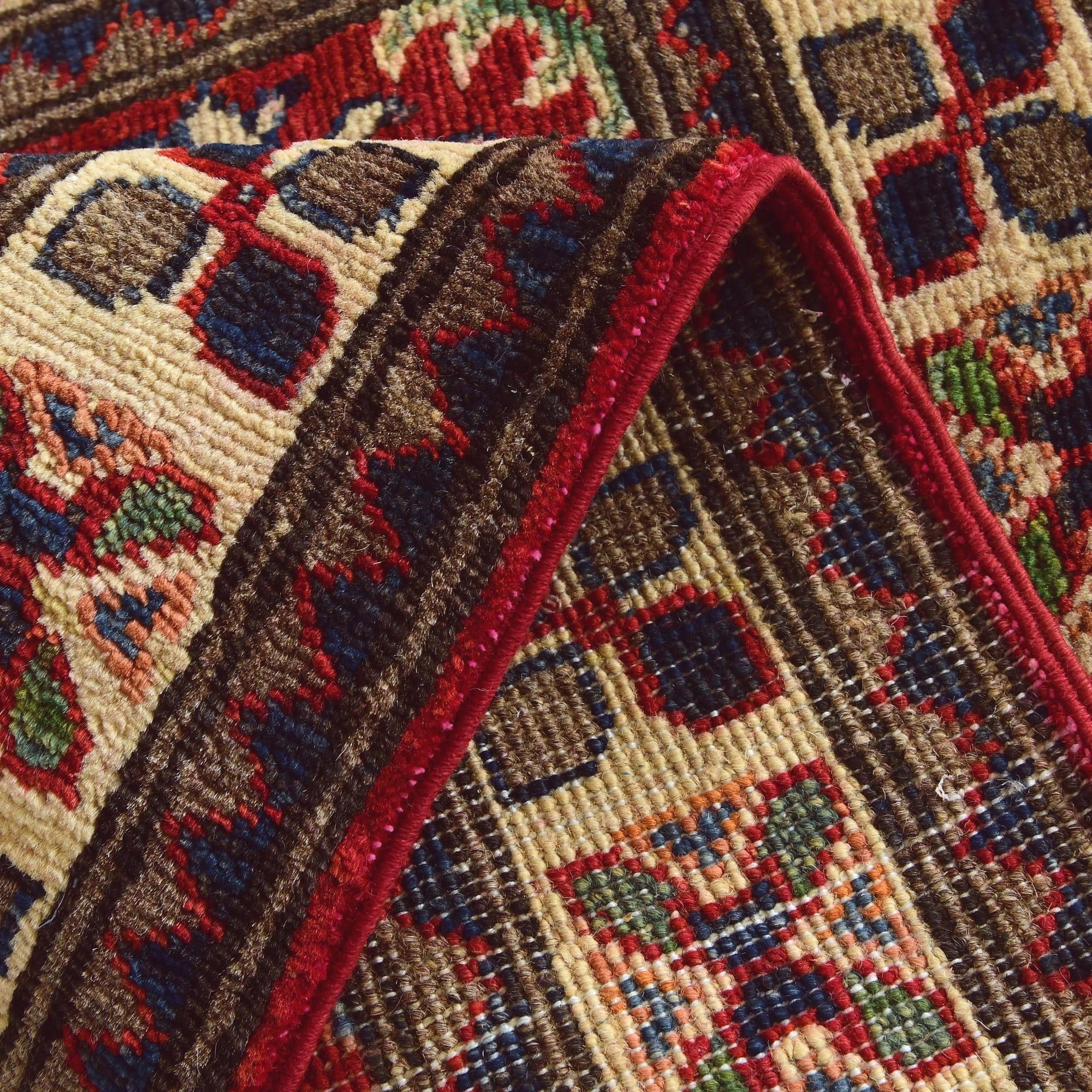 2' x 2' 11 Hand Knotted Kazak Rug