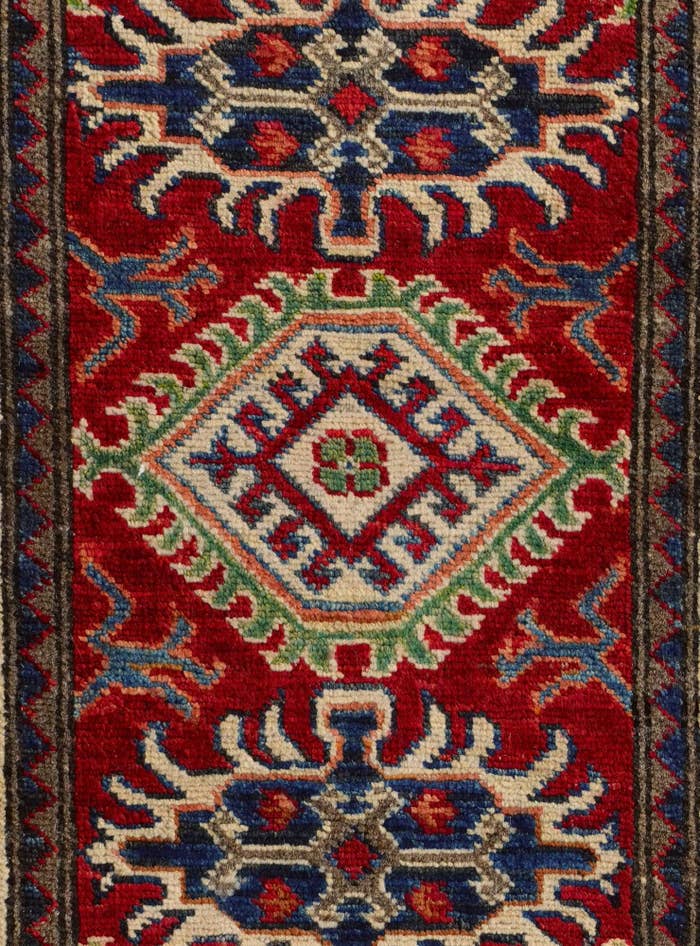 Detail image of 2' x 2' 11 Hand Knotted Kazak Rug