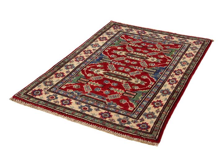 2' x 3' Hand Knotted Kazak Rug