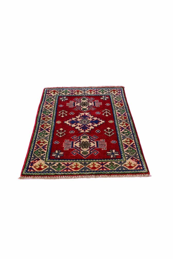 2' x 3' Hand Knotted Kazak Rug