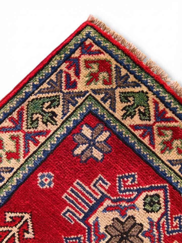 2' x 3' Hand Knotted Kazak Rug