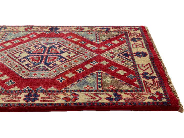 2' x 2' 10 Hand Knotted Kazak Rug