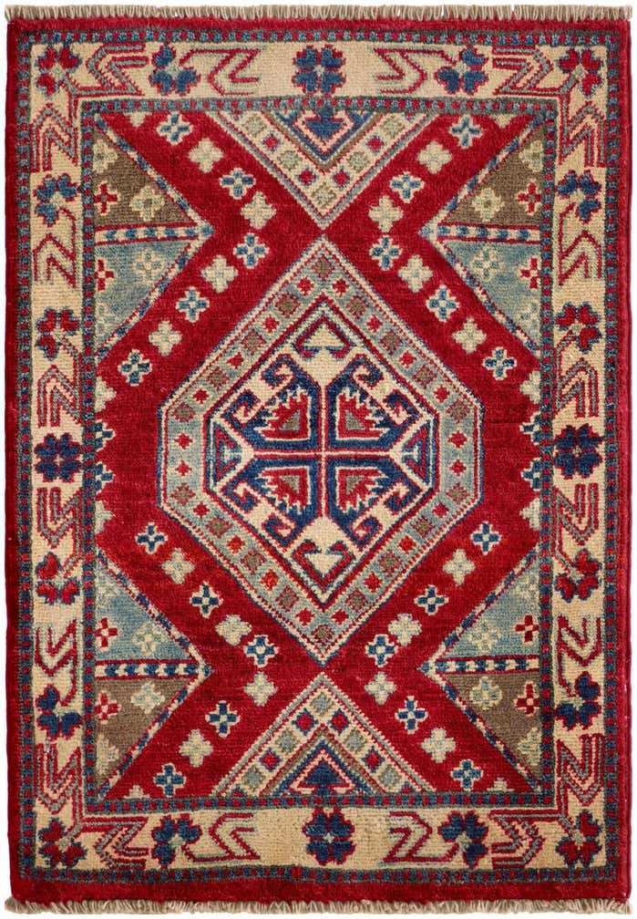 2' x 2' 10 Hand Knotted Kazak Rug
