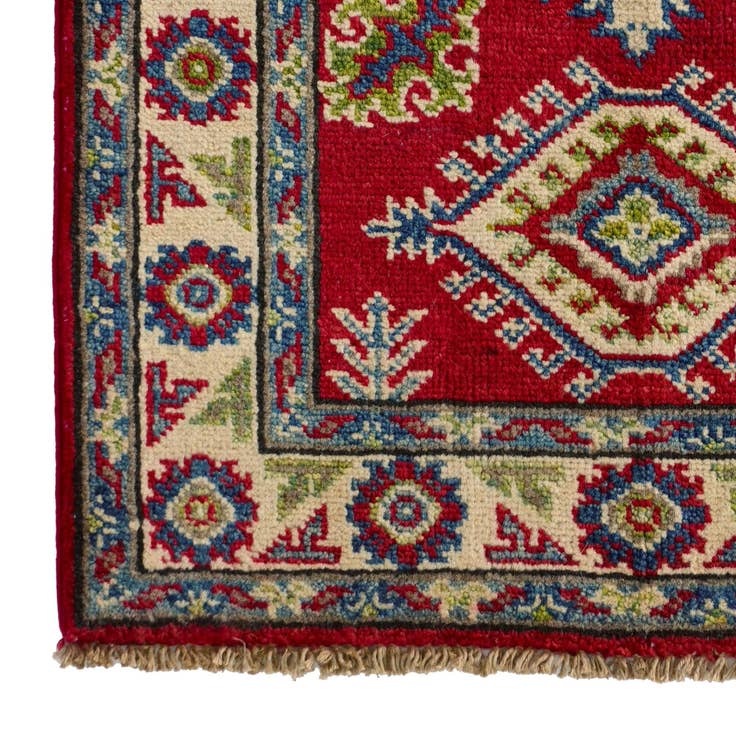 Detail image of 2' 2 x 3' Hand Knotted Kazak Rug