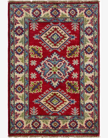2' 2 x 3' Hand Knotted Kazak Rug