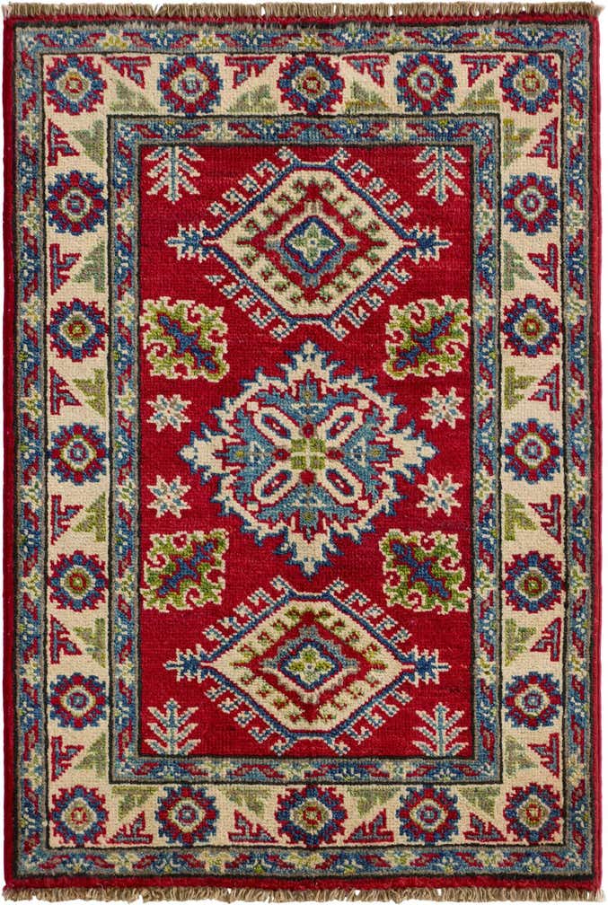 2' 2 x 3' Hand Knotted Kazak Rug
